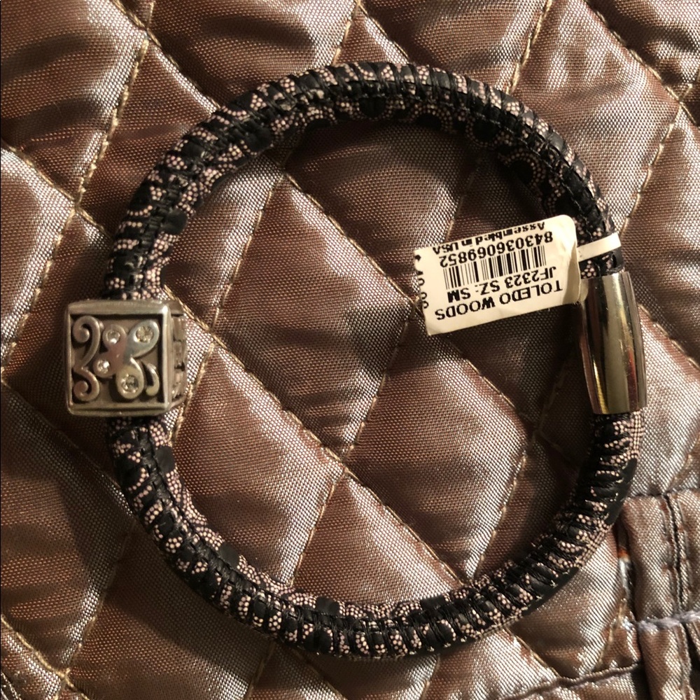 Brighton leather Woodstock bracelet w/ charm